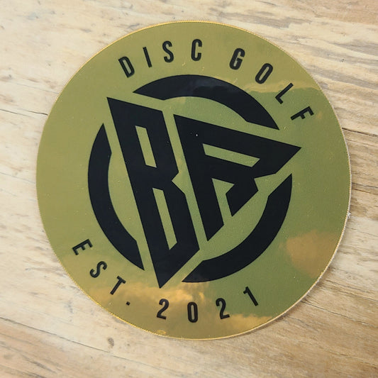 BR Disc Golf High Roller Gold LOGO