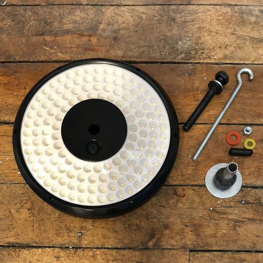 Disc in the Dark UV Solar-Powered Basket Light