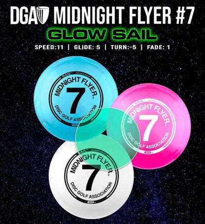 DGA Midnight Flyer #7 Glow Sail