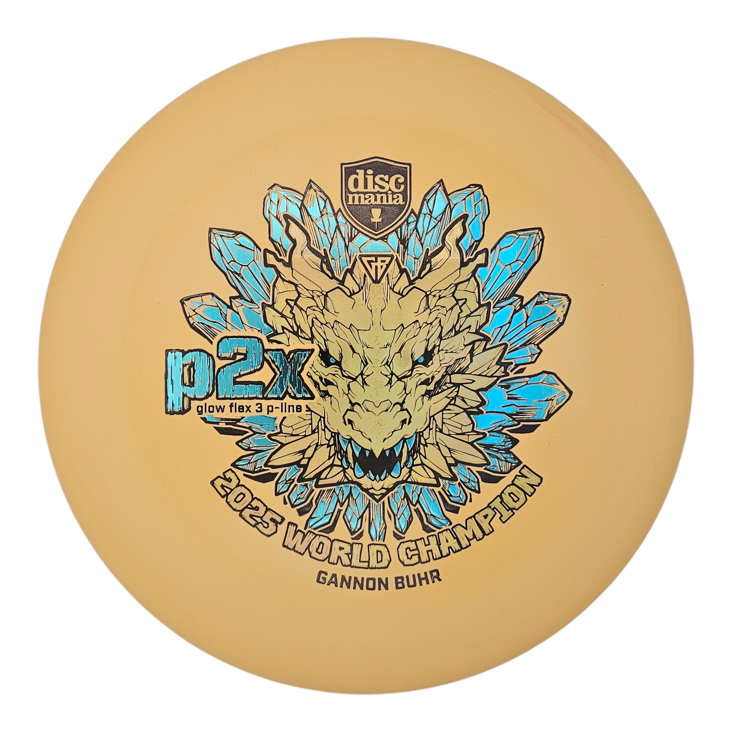 Discmania Glow P-Line P2x (Flex 3)- Gannon Buhr 2025 World Champion