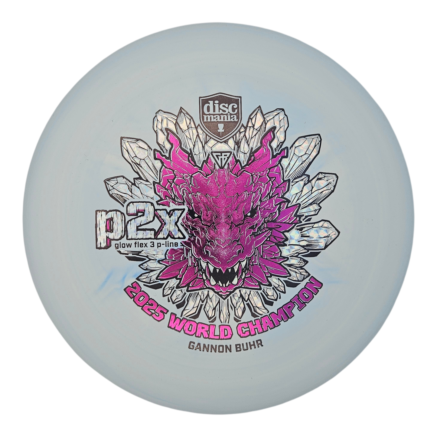 Discmania Glow P-Line P2x (Flex 3)- Gannon Buhr 2025 World Champion