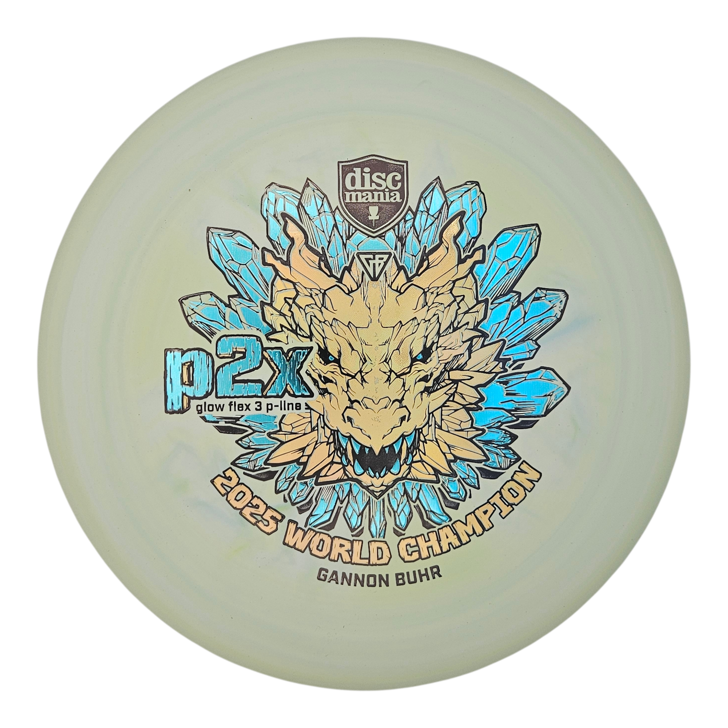 Discmania Glow P-Line P2x (Flex 3)- Gannon Buhr 2025 World Champion