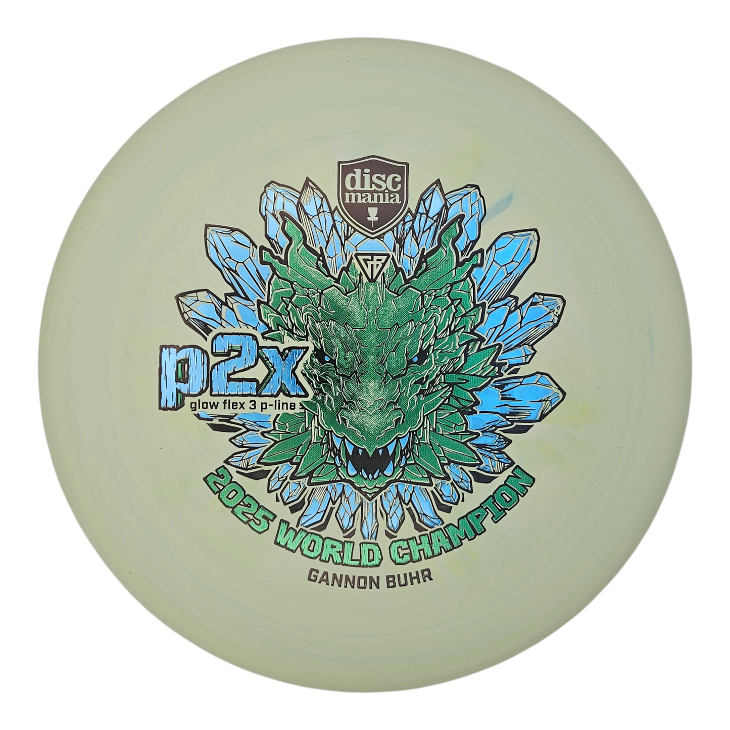 Discmania Glow P-Line P2x (Flex 3)- Gannon Buhr 2025 World Champion
