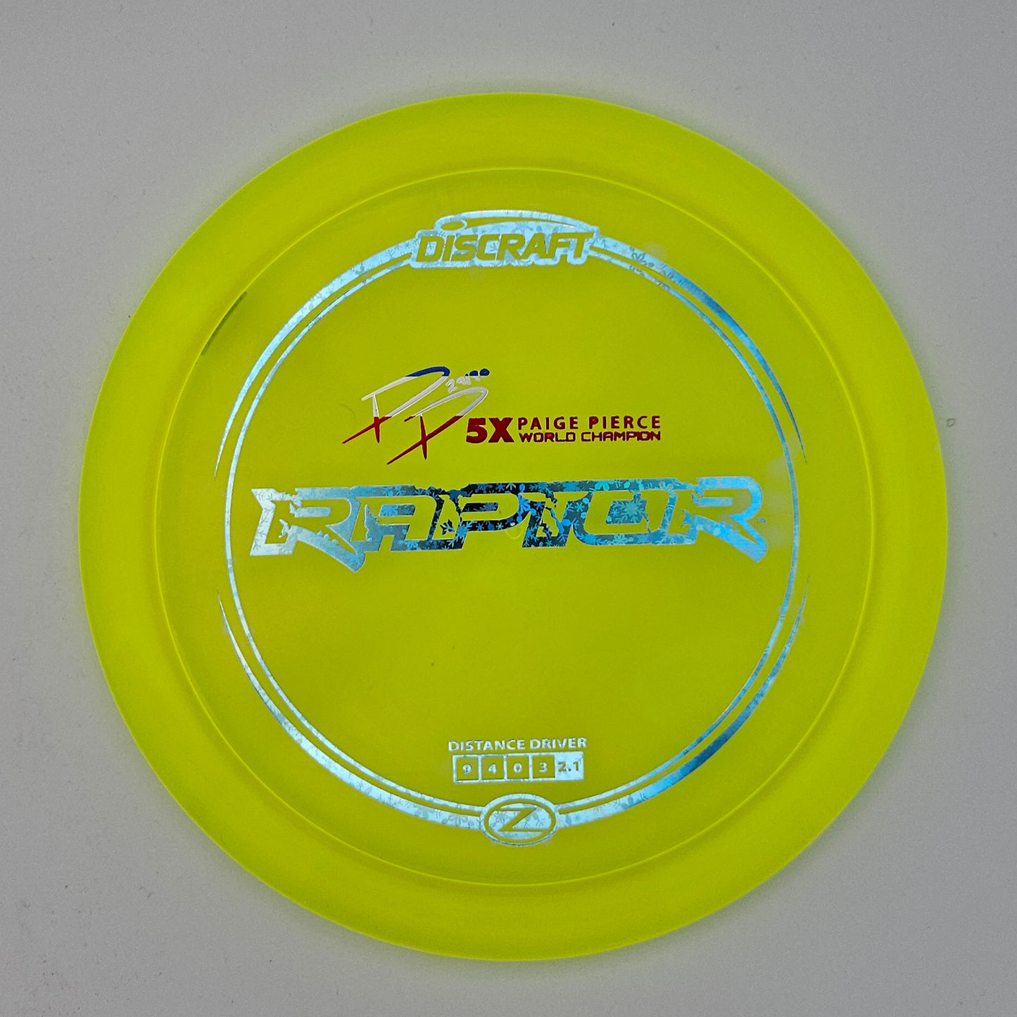 Discraft Paige Pierce Z Line Raptor