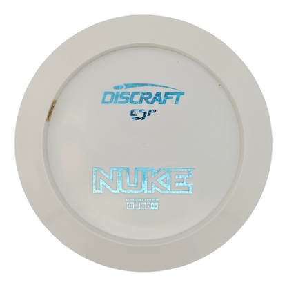 Discraft White ESP Nuke Bottom Stamp